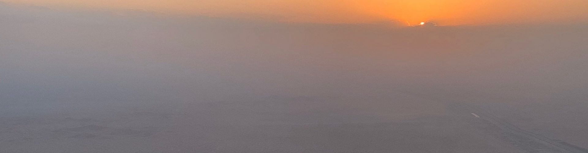 Sunset on Oman - UAE
